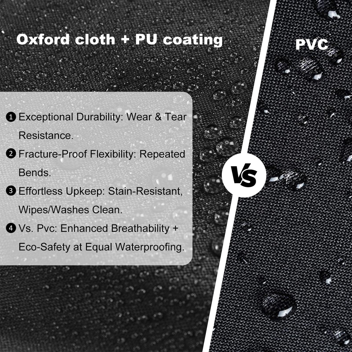 Outdoor Furniture Covers, Custom Size 24"(D) x 18"(H) Round Patio Table and Chair Waterproof Covers, Heavy Duty