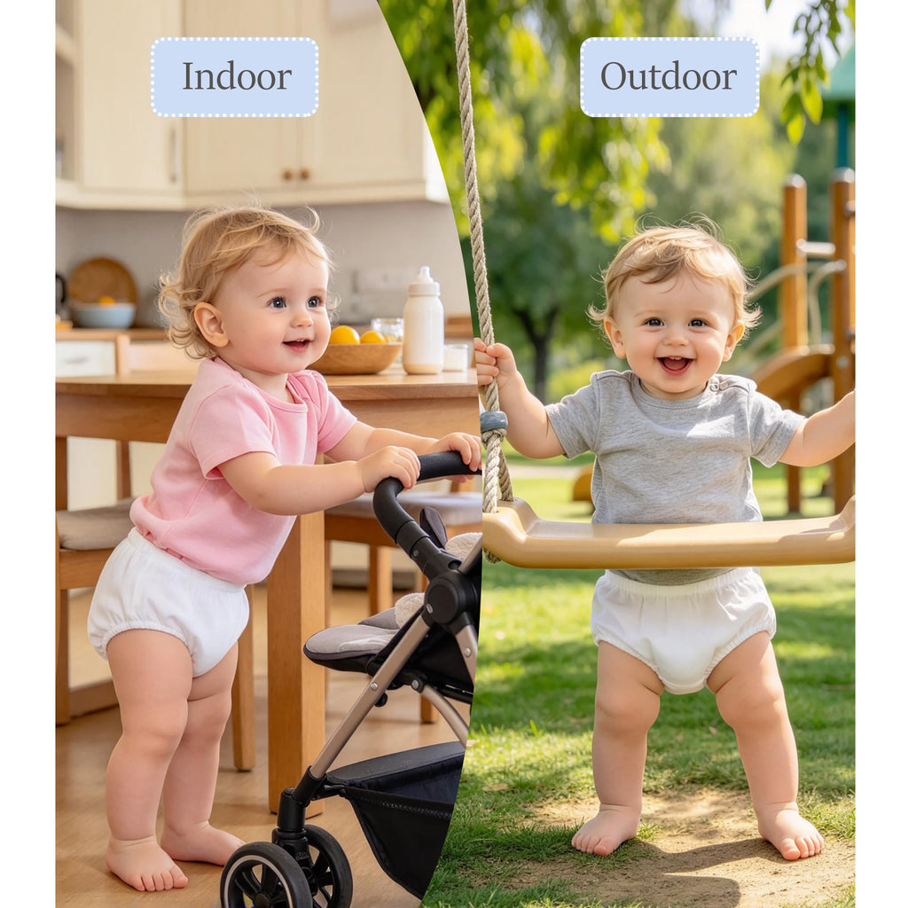 5 PCS Baby Girls Boys Cotton Basic Diaper Cover Bloomers Soft Comfortable Shorts Briefs Underwear