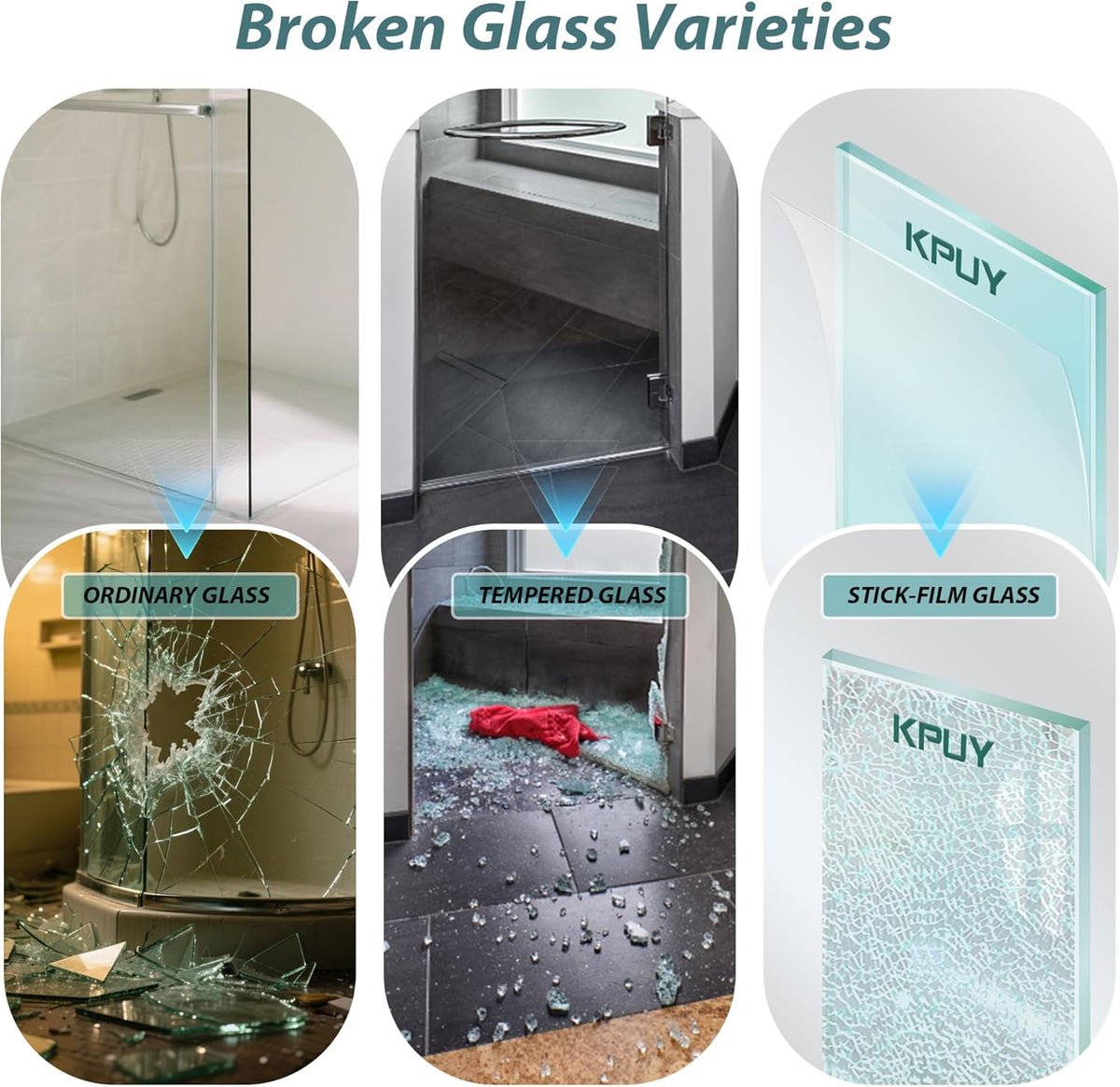Frameless Shower Door, 55-60" W x 76" H Double Sliding Glass Shower Door