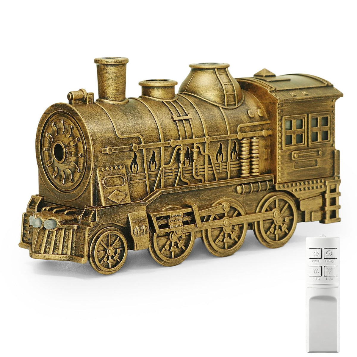 Train Diffuser Essential Oil Diffuser Cool Mist Humidifier Aroma Diffuser, 2 Color Light 2 Mist Modes, 3-in-1