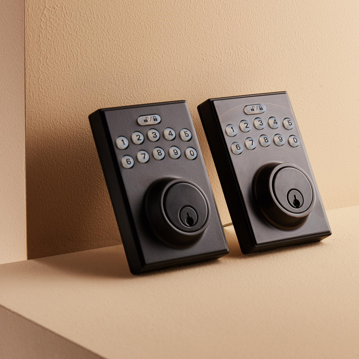 Electronic Keypad Deadbolt Door Lock with Auto Lock, Touch-Control Keyless Entry, Customizable User Codes, Easy