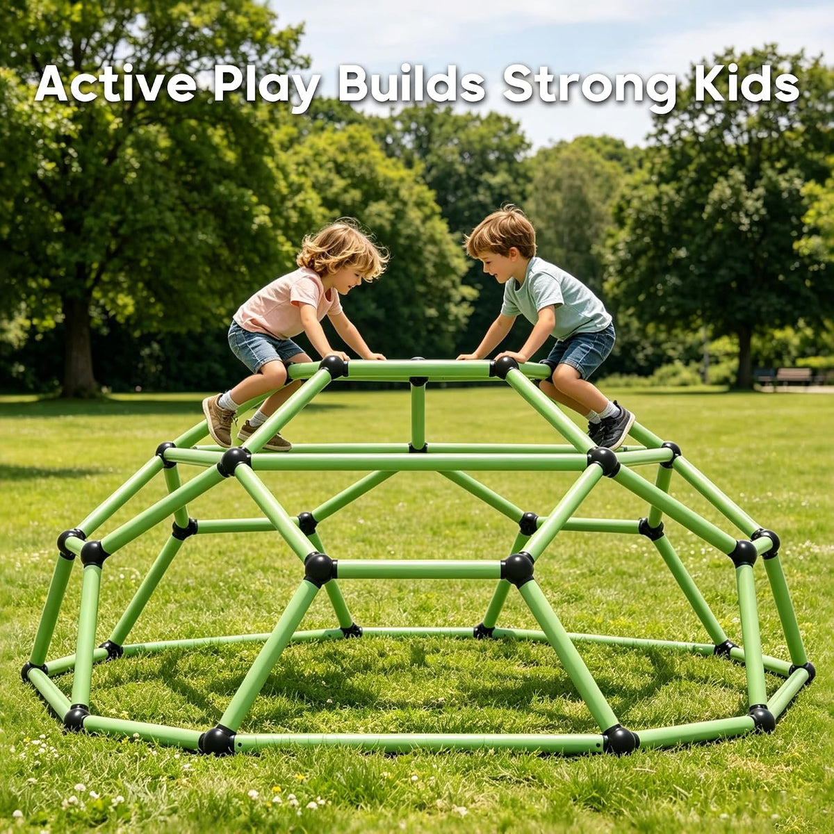 6.5FT Climbing Dome, Kids Outdoor Toys, Geometric Dome Climber