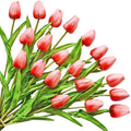 Artificial Tulip Flowers with Soft Latex Materials Decoration