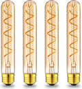E26 Long Ediosn LED Bulb,Amber Light Bulbs 40 Watt,Spiral Filament