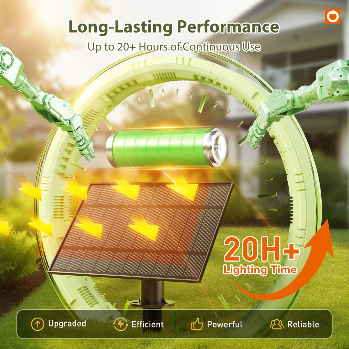(96+6) Solar String Lights Outdoor, Waterproof Dimmable 48+4 LED