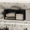 Reed 2-Tier Closet Organizers and Storage, Closet Organizer, Open Shelf Closet Storage, for Wardrobe, Bedroom, Living