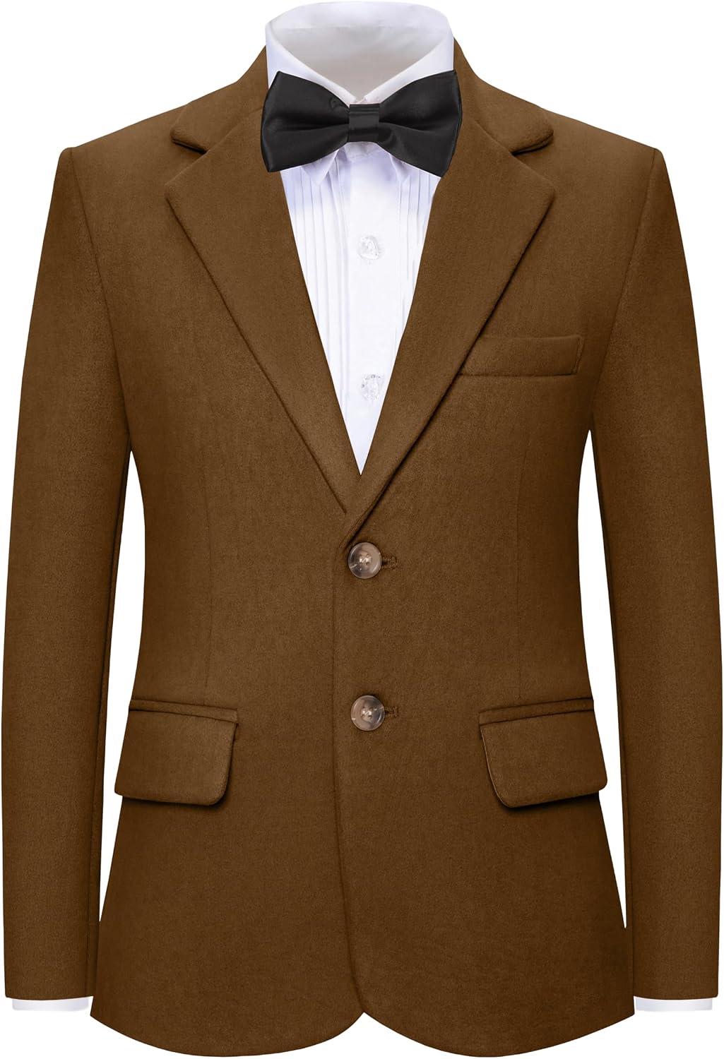 Blazer for Boys Suede Sport Coat Casual Suits Jackets for Boy Suede Blazer