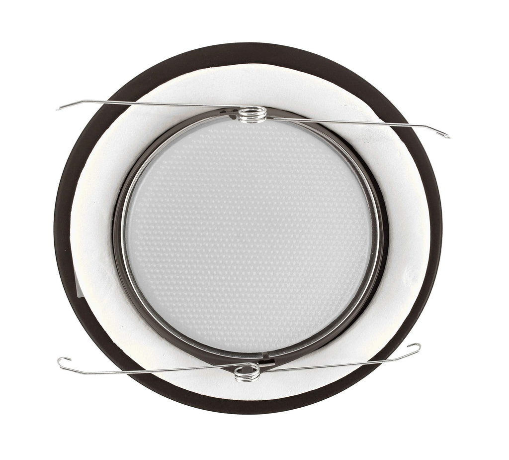 6 inch Oil-Rubbed Bronze Recessed Shower Trim with Albalite Lens (17505OB)