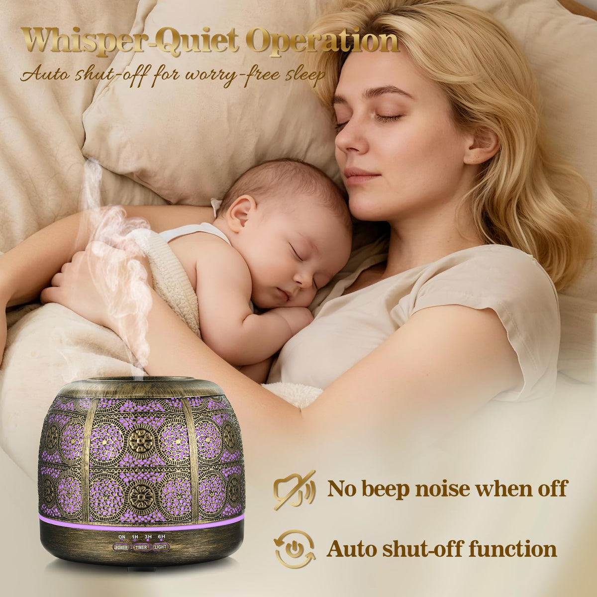 Essential Oil Diffuser, 500ml Aromatherapy Diffuser
