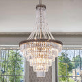 Modern Farmhouse French Empire Crystal Chandelier for Dining and Living Rooms