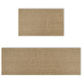 Washable Non Slip Kitchen Rugs and Mats Set of 2, Rubber Backing Absorbent Kitchen Mats for Floor Front of Sink