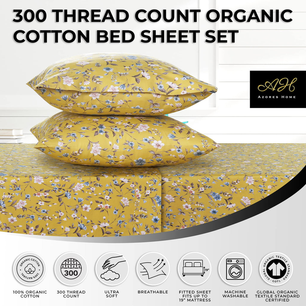 Organic Cotton Sateen Sheet Set