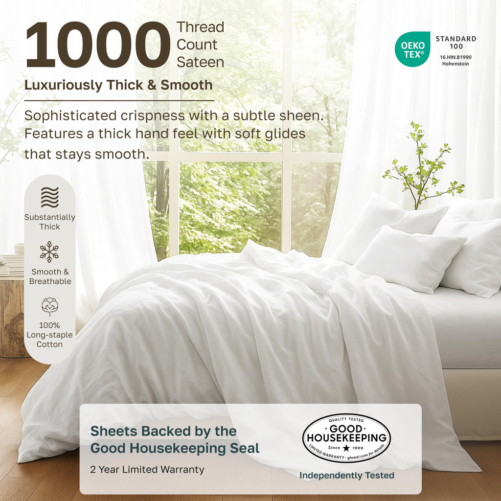 Luxury 1000 Thread Count Sheets Set