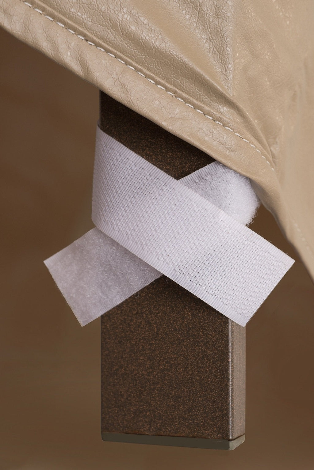 Weatherproof Patio Table and Chair Set Cover, 60 Inch Round Table, Tan