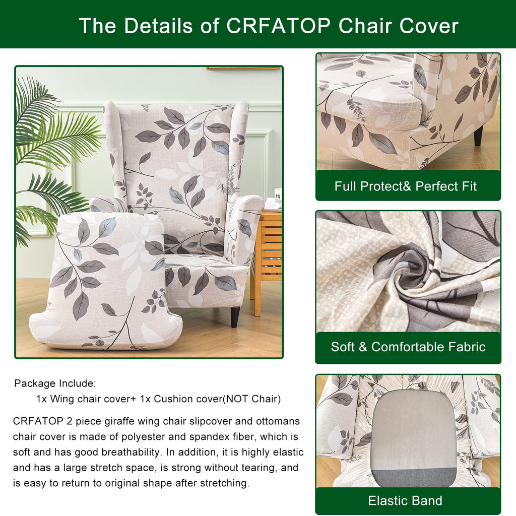 Wingback Chair Covers Wing Armchair Slipcovers