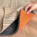 5 x 7 Ft Rug Pad Non-Slip, 1/4" Thick, Rug Gripper for Hardwood Floors, Felt and Natural Rubber Backing, Dual