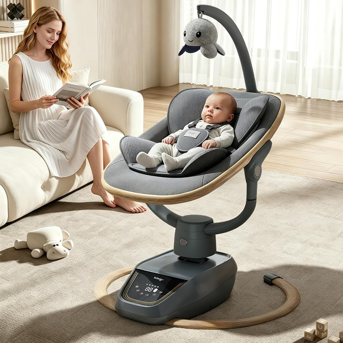 Electric Baby Swing for Infant to Toddler,Newborn &Infant Swing