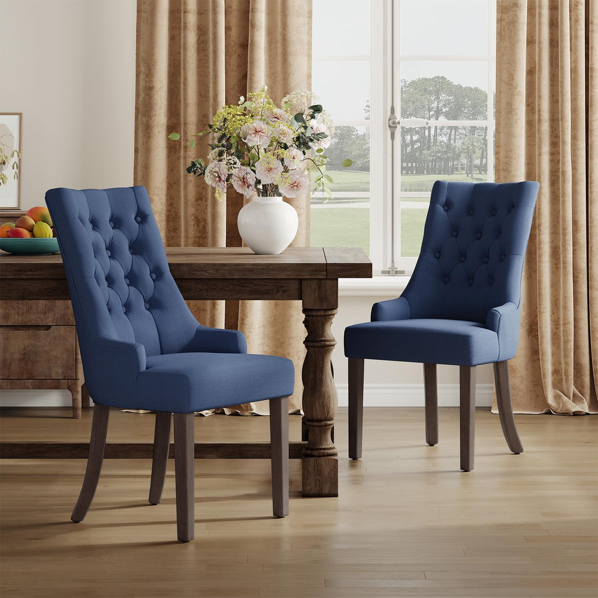 Wingback Set of 2, Blue
