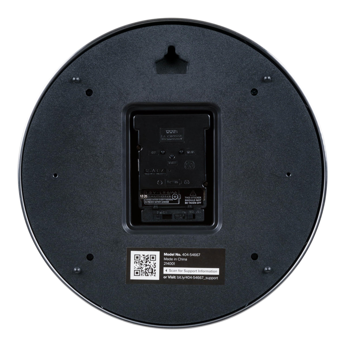 Inspired Nelson Style Atomic Wall Clock, Metal, 10" (404-54667)
