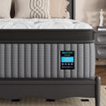 12 Inch Firm Full Mattress, 7-Zone Hybrid Mattress with Extra Lumbar & Hip Support - Deep Sleep Pain Relief Bed in a