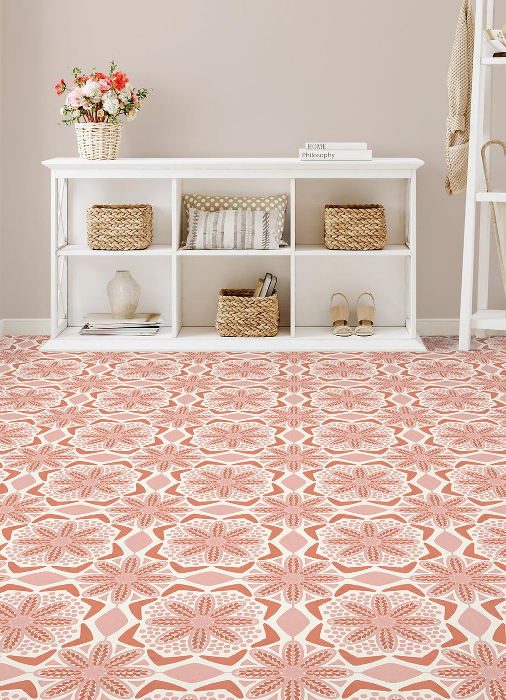 Charlotte Peel and Stick Floor Tiles, FP6468