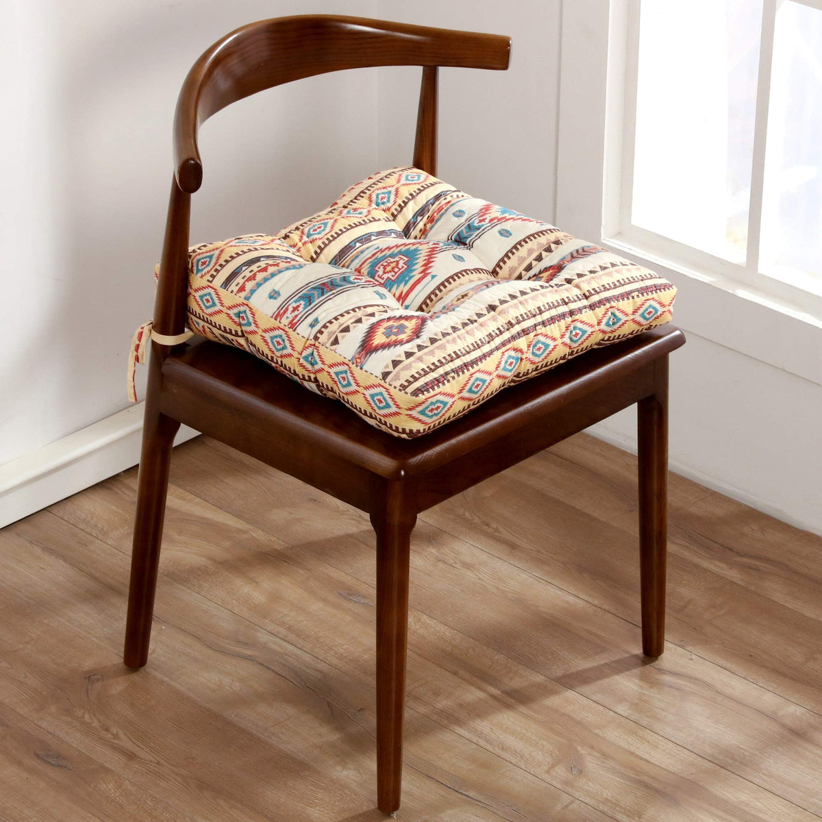Triple-Cushioned 18x18-inch Chair Pad - Seat Cushion, Set of 4, Phoenix