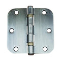 Ball Bearing Door Hinges Antique Brass 3.5 Inch - 5/8 Inch Radius 6-Pack