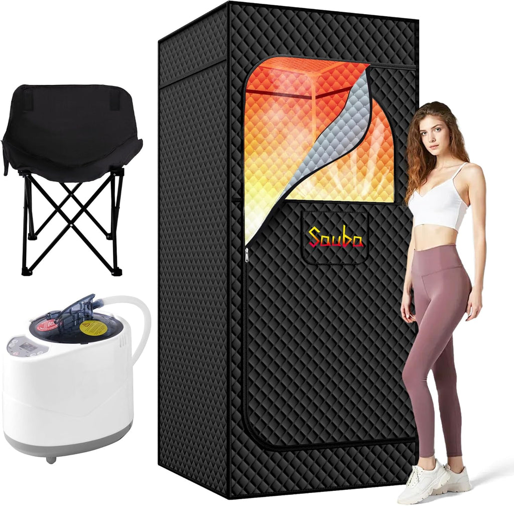 Portable Steam Sauna for Home,Personal Steam Room,Sauna Box,Home Sauna,Steam Sauna Tent for Steam Detox Relaxation Spa