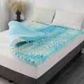 2 Inch Queen 5-Zone Gel Memory Foam Egg Crate Mattress Topper