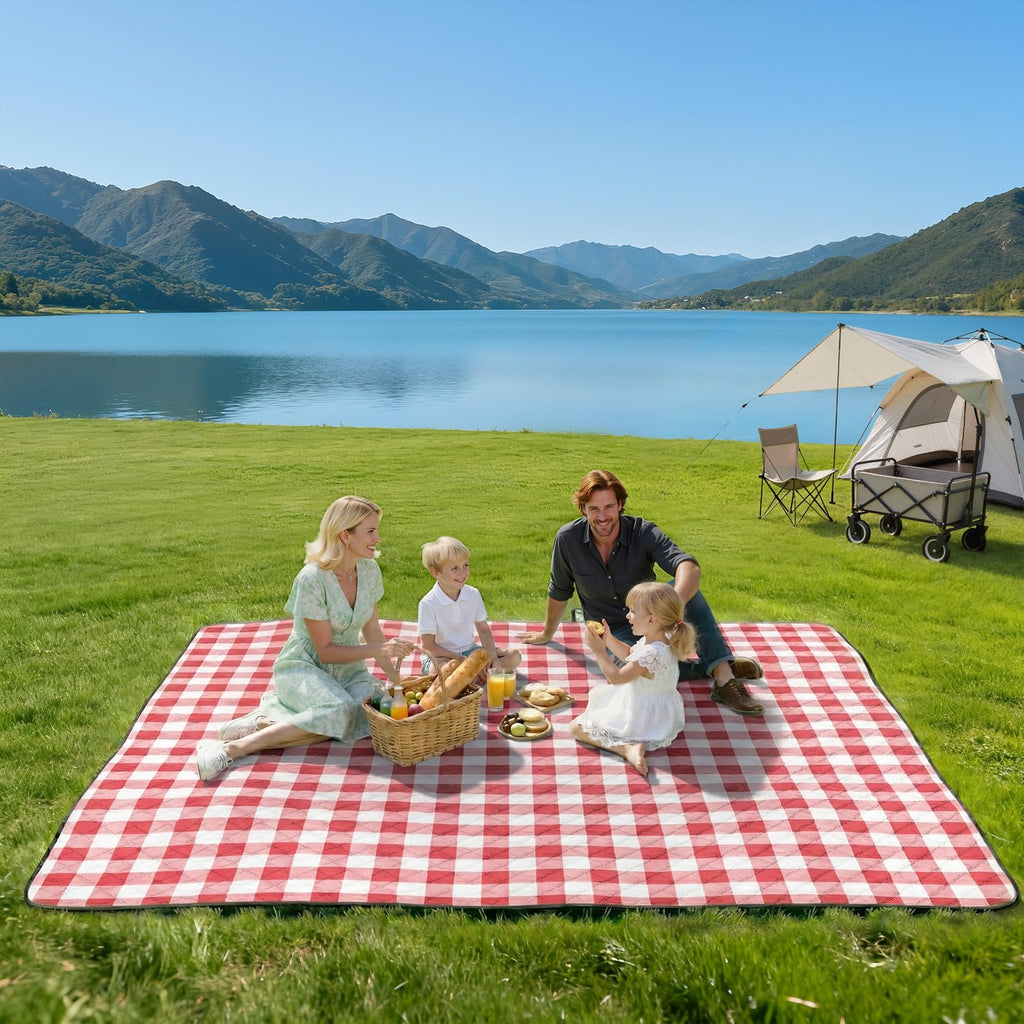 Extra Large Picnic Blanket Waterproof Beach Blanket 80''x80''