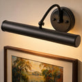 Hardwired Picture Lights for Wall, Black Vintage Lights for Picture on wall,E12 Base,2-Light Gallery Art Lighting