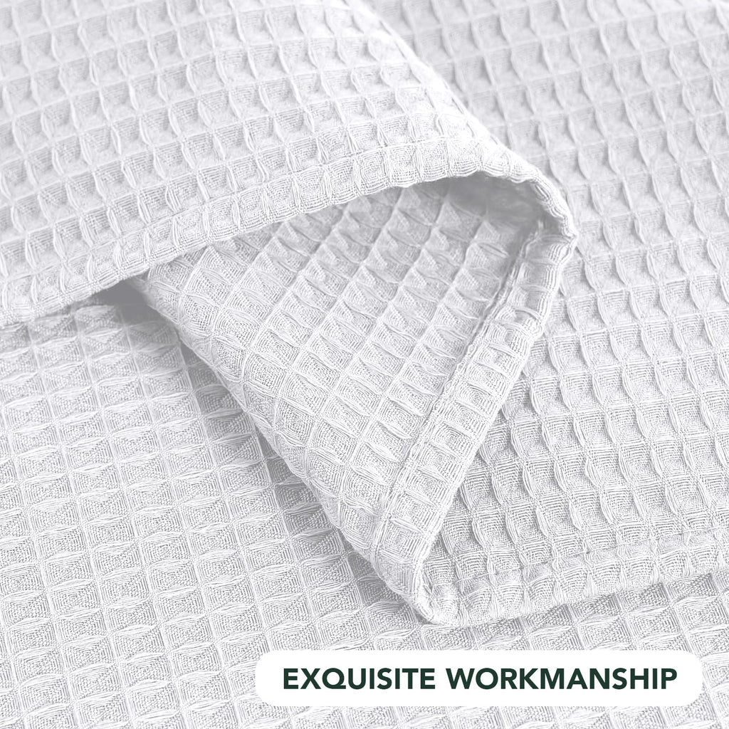 Rectangle Tablecloth Waffle Textured Waterproof Table Cloth Stain Resistant Wrinkle Free Washable Decorative Table