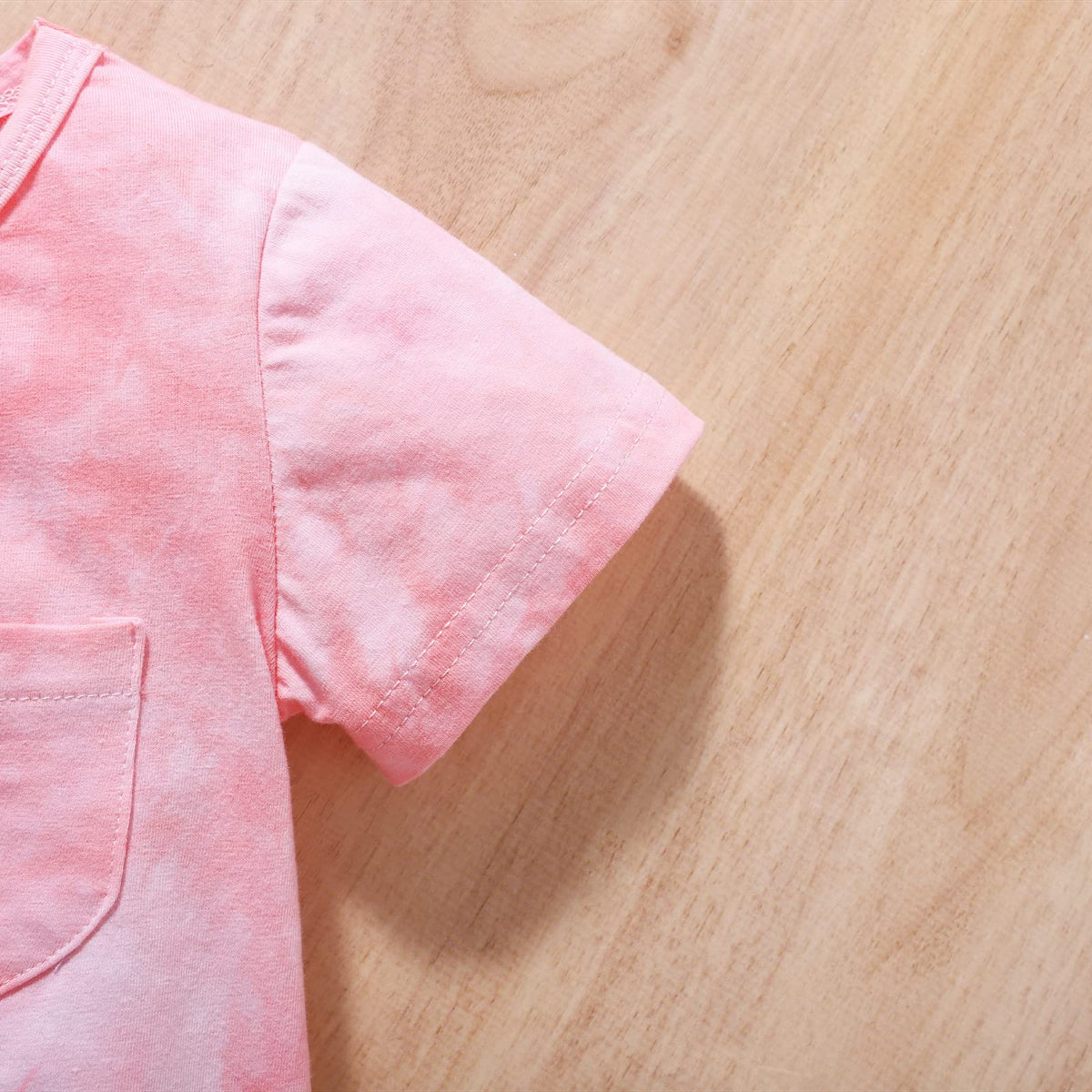 Toddler Baby Girl Summer Outfits Tie dye Short Sleeve T-Shirt and Shorts 2Pcs Clothes Set for Girls