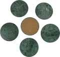 Marble Stone Coasters Mirror Polished Best Marble Stone Coasters with a fine Color and Solid Build Material (6 Pack - Set of 6