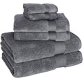 CTT - Luxury 6 Piece Towel Set, 100% Turkish Cotton, Quick Drying, Highly Absorbent & Comfy, Includes 2 Bath Towels