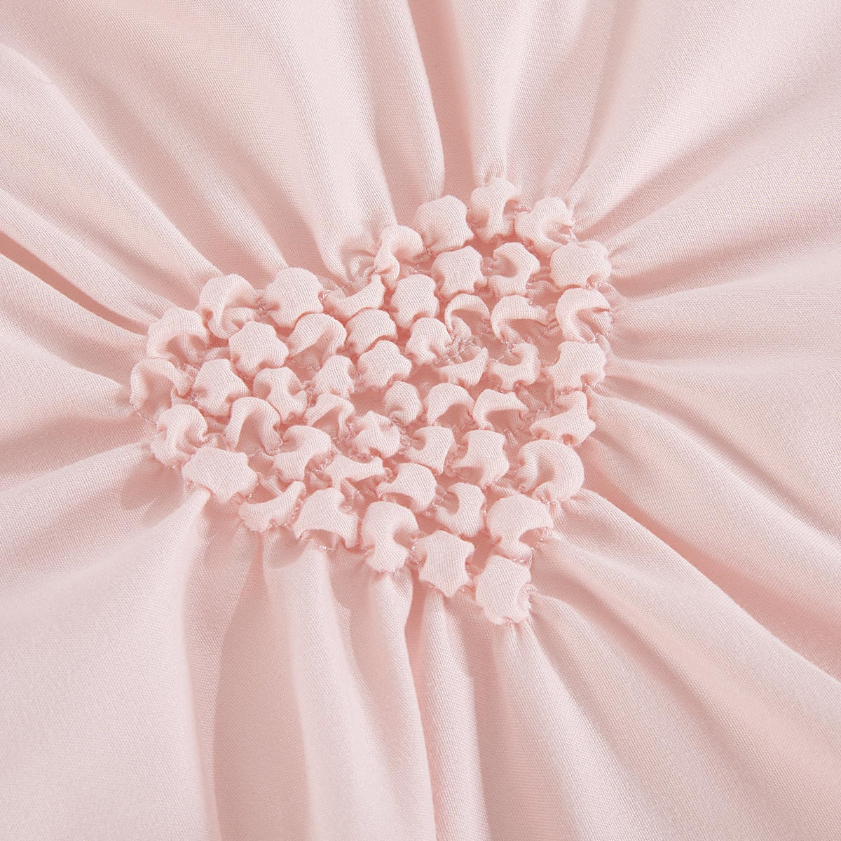 3 Pieces Princess Pink CribBedding Set for Baby Girls, Ultra Soft Blush Pinch Pleat Comforter Set with Ruffles for