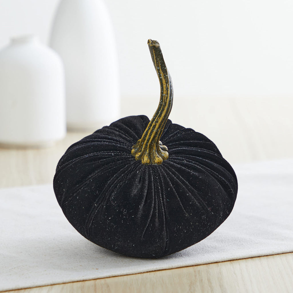 Velvet Pumpkin Set of 4 (Sm Gray Taupe Ivory Black)