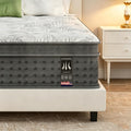Full Size Mattress 14 Inch, Hybrid Full Mattress in a Box, Pocket Springs & Memory Foam for Motion Isolation, Medium