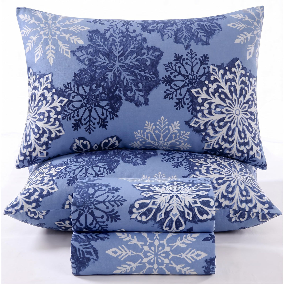 100% Cotton Double Brushed Flannel Sheets Set with 16" Deep Pocket