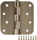 Interior Door Hinge, 4", Antique Brass
