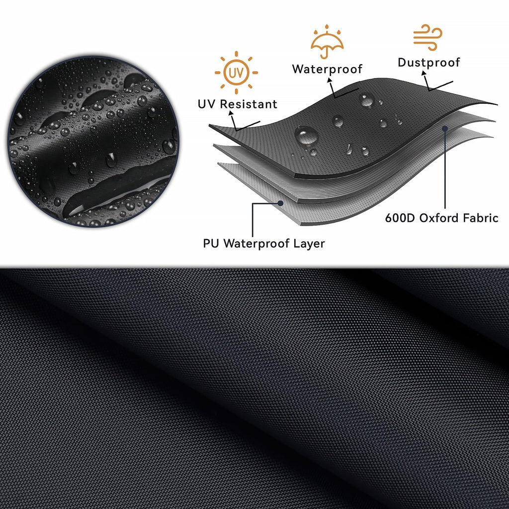 82 Inch Outdoor Waterproof Bench Sofa Cover, 82" L x 39" W x 36" H