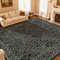 Extra Large Washable Area Rug, Low Pile, Non-Slip, and Stain Resistant