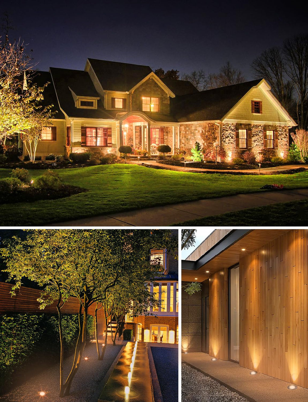 12W 3000K LED Low Voltage Landscape Well Lights, Grated Top