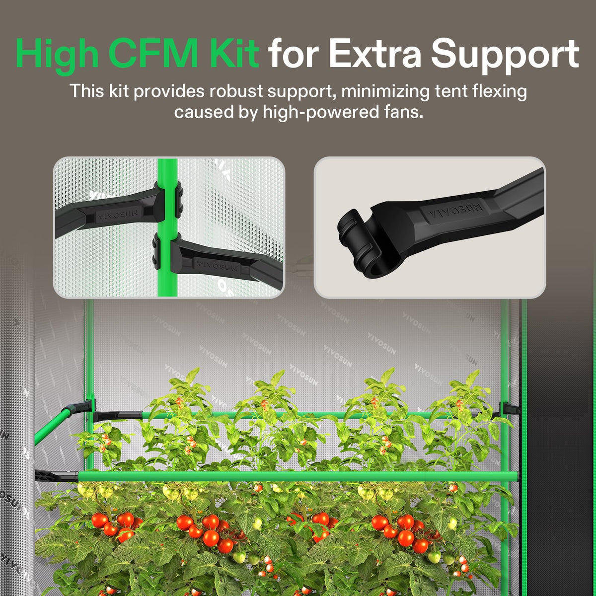 PRO Grow Tent 3x3 Indoor Growing Tents 36"x36"x 72"