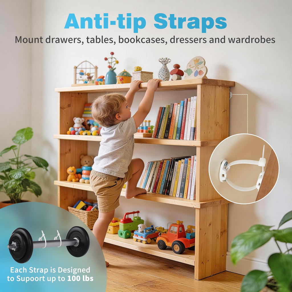 Baby Proofing Kit Basic 38pc - Cabinet Locks & Outlet Covers & More