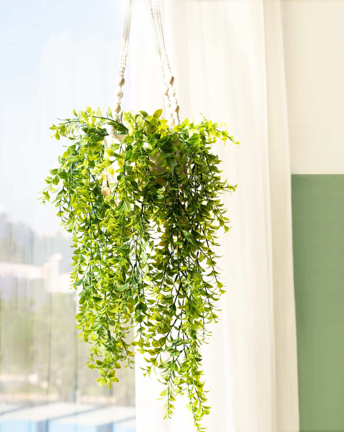 Fake Hanging Plant, Artificial Hanging Plants Decor Indoor