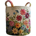 Handles Collapsible Storage Hamper 3D Embossed