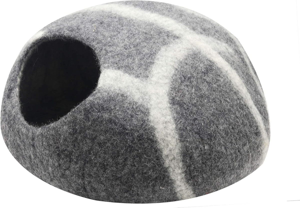 100% Natural Wool cat House, cat cave, cat Bed, Felt cat cannel