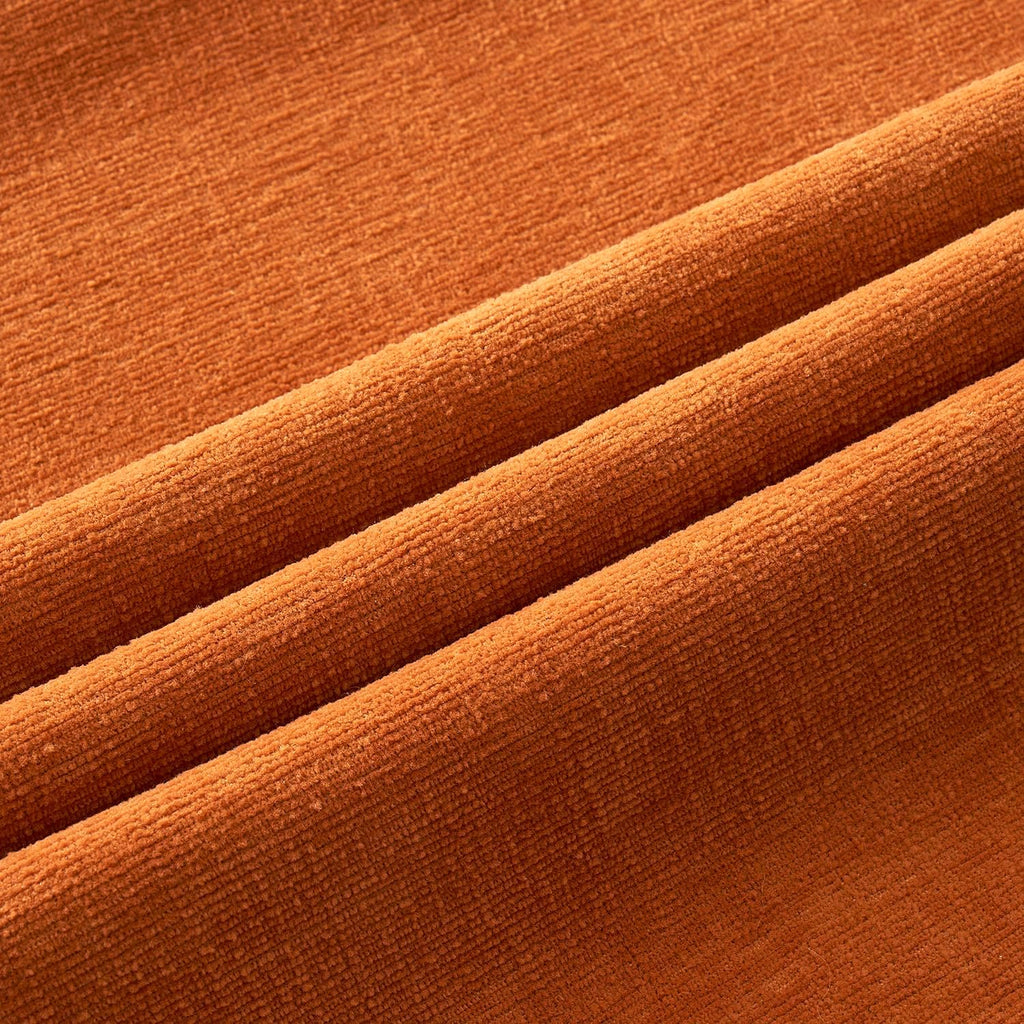 Fall Orange Chenille Couch Throw Pillow Covers, 20x20