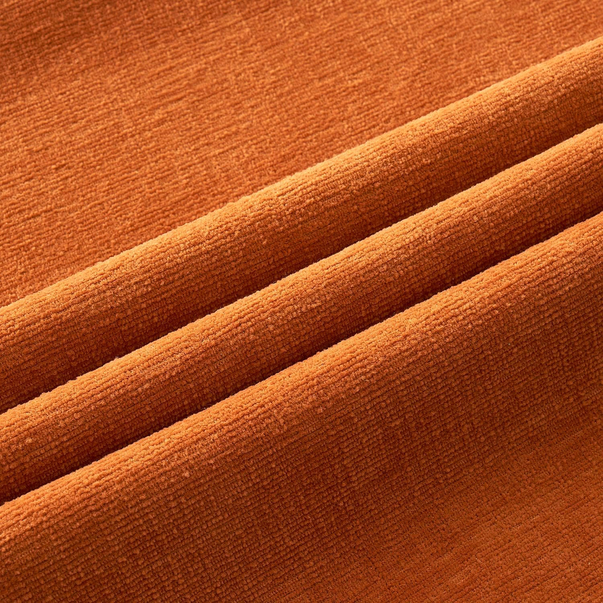 Fall Orange Chenille Couch Throw Pillow Covers, 20x20